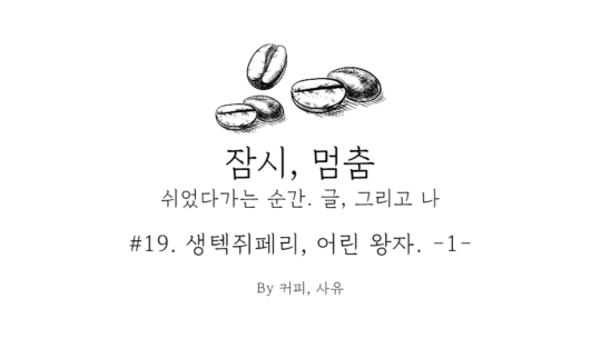 잠시, 멈춤 #19. 생텍쥐페리, 어린 왕자. – 1 –